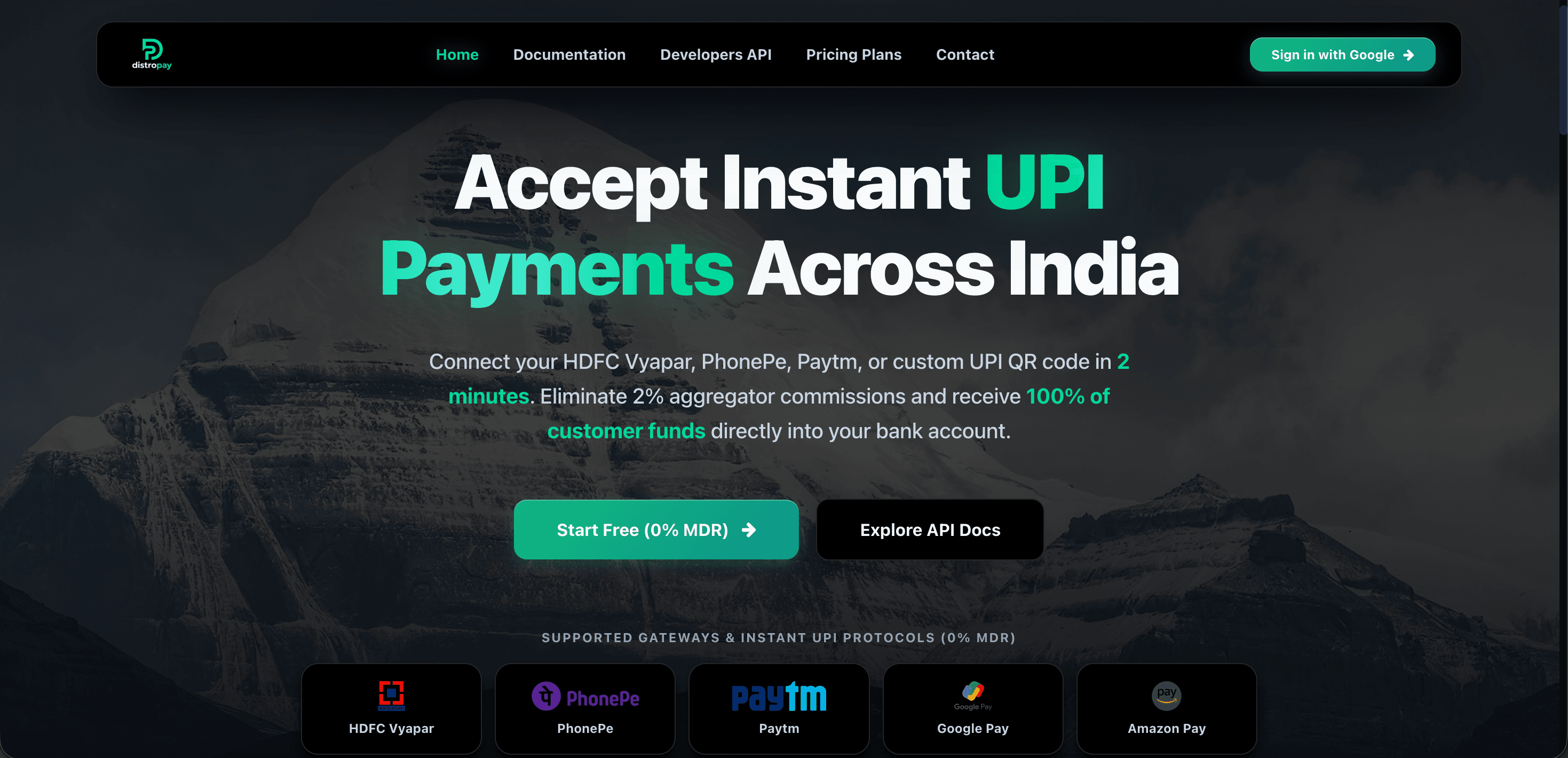 DistroPay – P2P UPI Payment Gateway